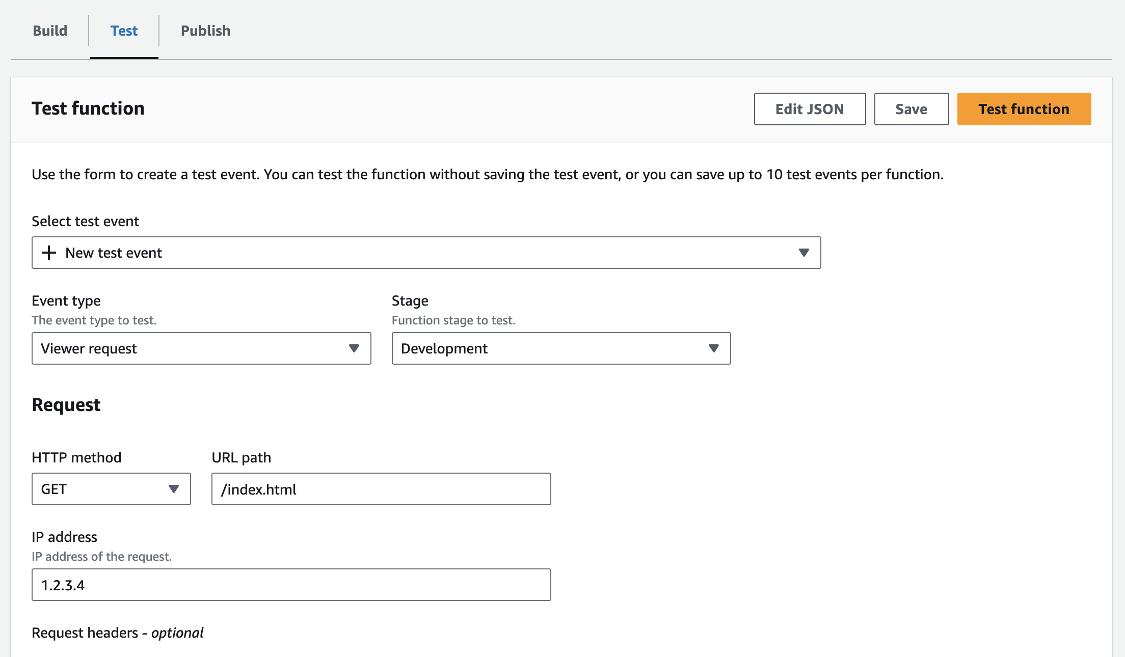 CloudFront Functions Test